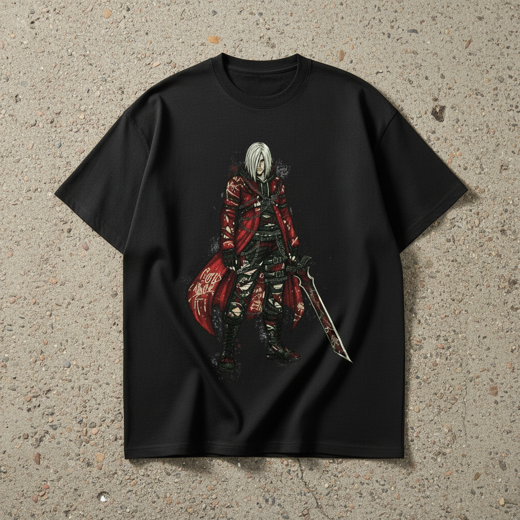 Hell Born Bite Me Graphic Tee | Horror Streetwear Shirt | Goth Oversized Tee