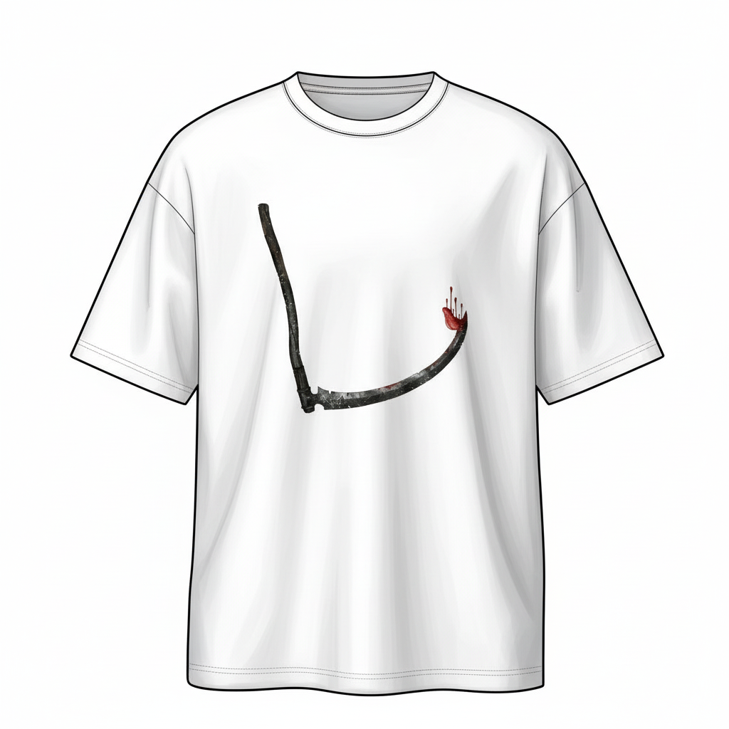 Bite Me Shadowreaper Graphic T-Shirt | Horror Streetwear Shirt | Goth Oversized Tee