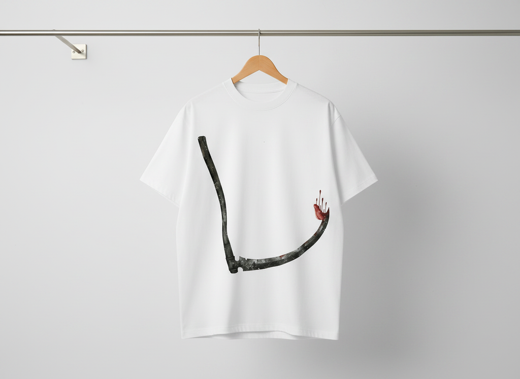 Bite Me Shadowreaper Graphic T-Shirt | Horror Streetwear Shirt | Goth Oversized Tee
