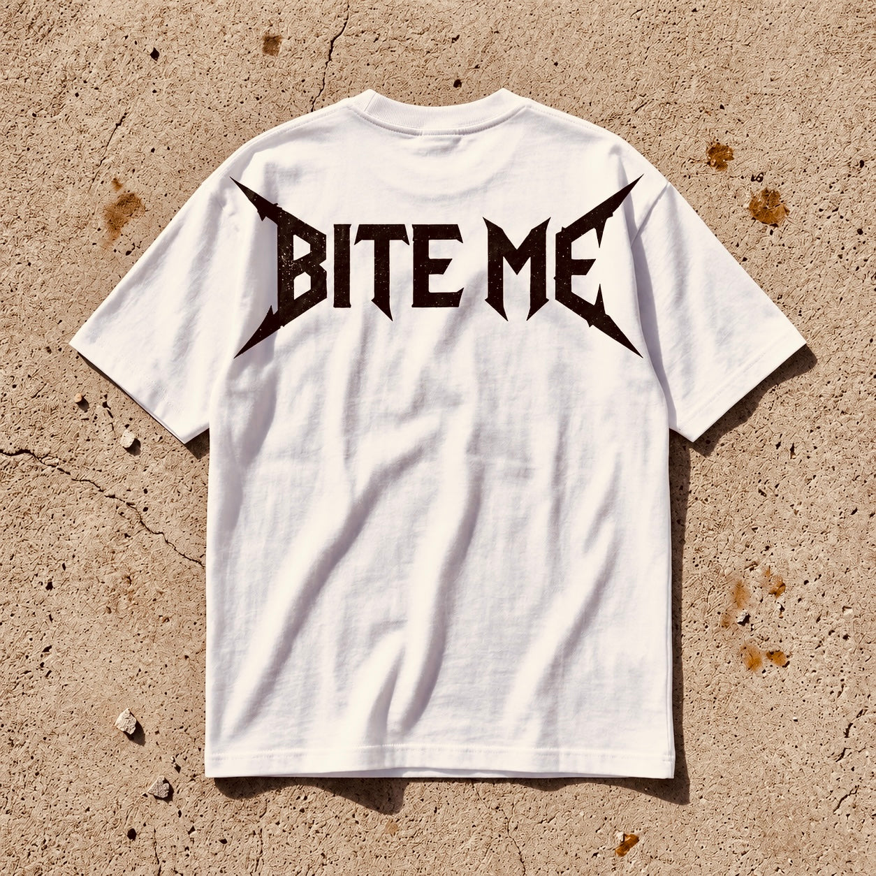 Bite Me T-Shirt | Demon Eyes Graphic Streetwear Shirt | Goth Oversized Tee