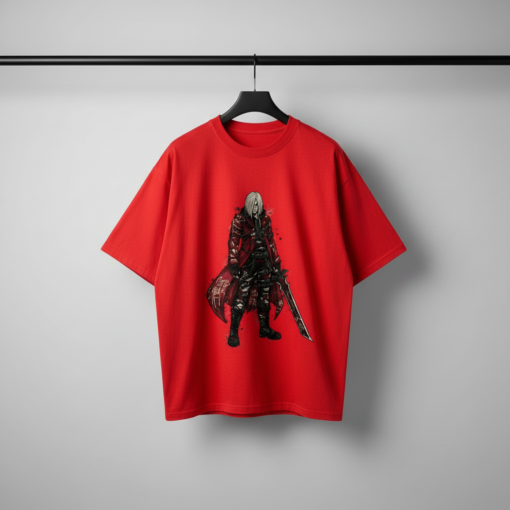 Hell Born Bite Me Graphic Tee | Horror Streetwear Shirt | Goth Oversized Tee